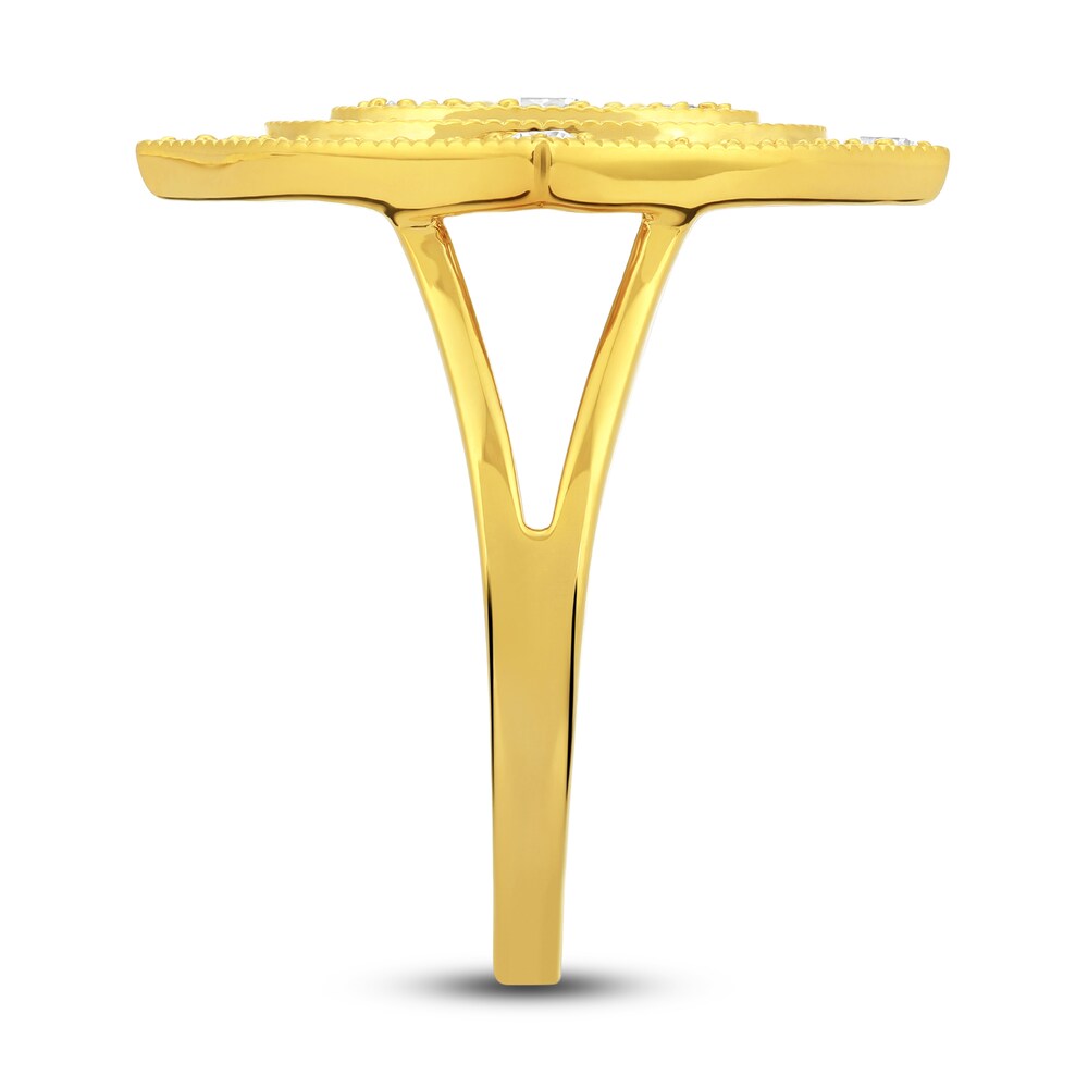 Diamond Ring 1 ct tw Round 14K Yellow Gold 3Rcqp93F Diamond Ring 1 ct tw Round 14K Yellow Gold 3Rcqp93F