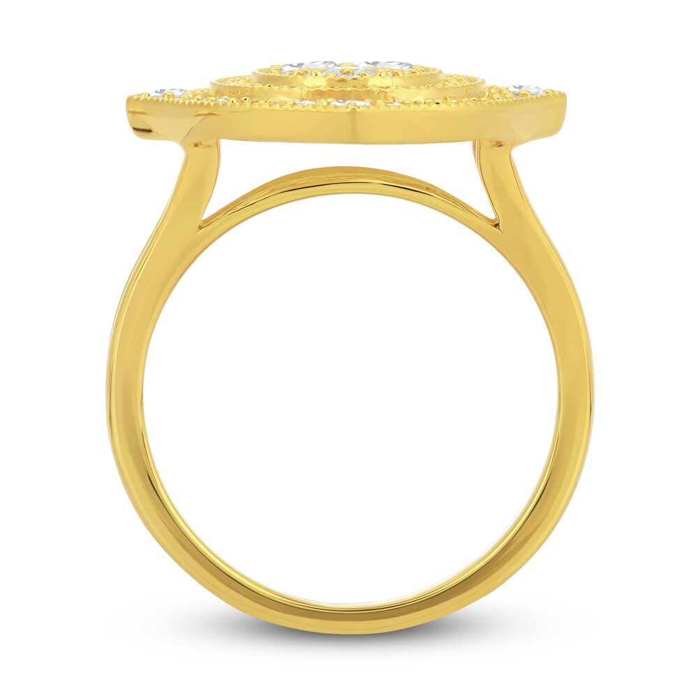 Diamond Ring 1 ct tw Round 14K Yellow Gold 3Rcqp93F Diamond Ring 1 ct tw Round 14K Yellow Gold 3Rcqp93F