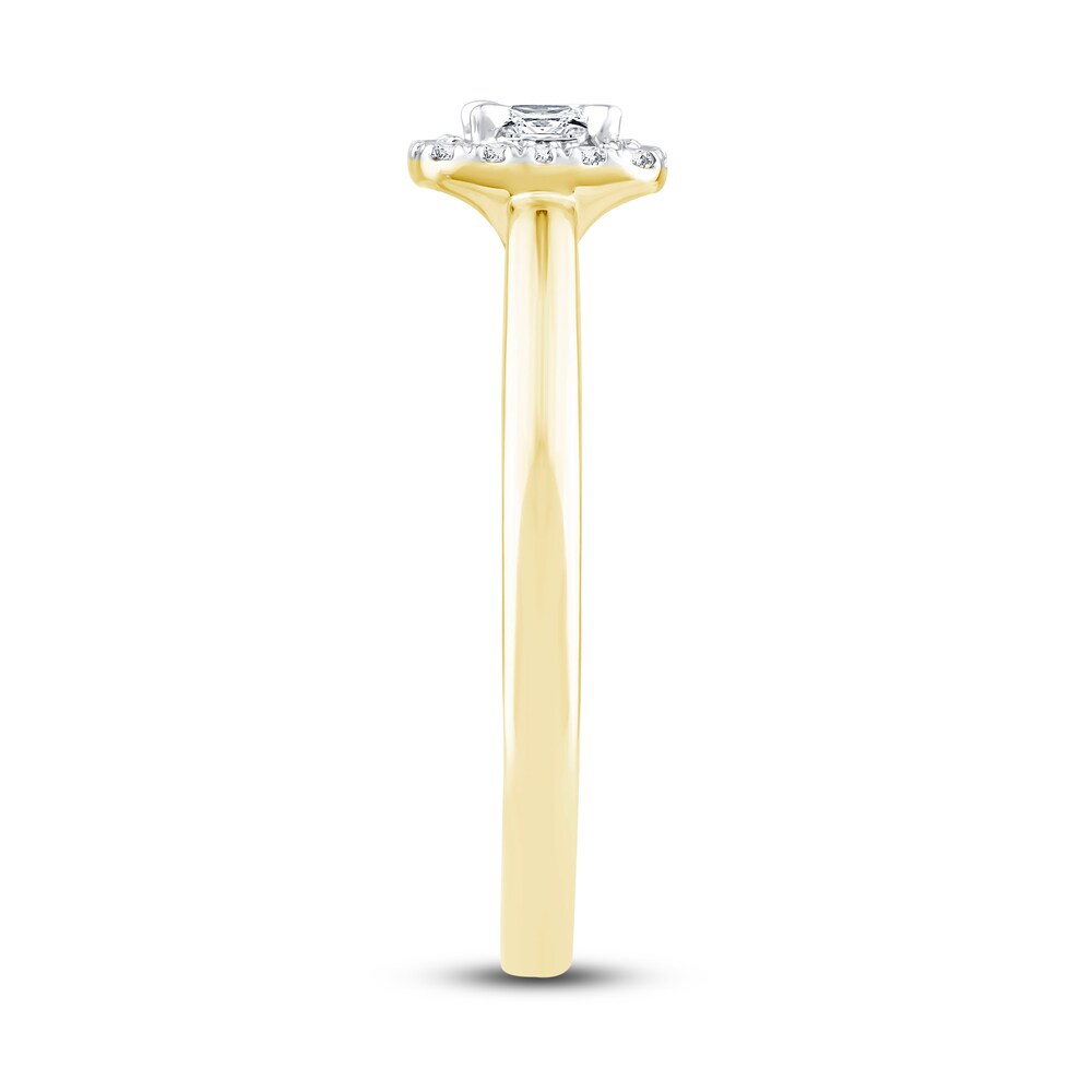 Diamond Ring 1/4 ct tw Round 10K Yellow Gold 3UUIW2SB Diamond Ring 1/4 ct tw Round 10K Yellow Gold 3UUIW2SB