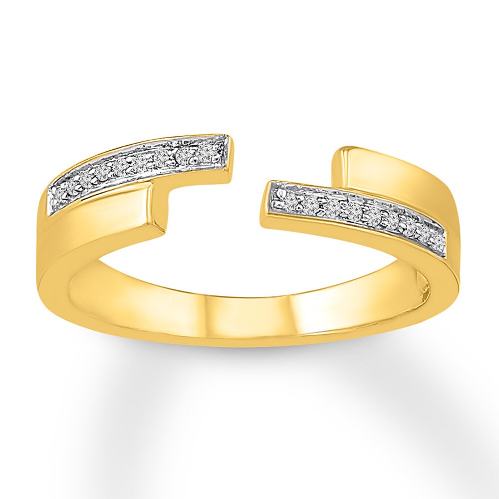 Diamond Ring 1/15 carat tw Round 10K Yellow Gold 3W3hWMLJ Diamond Ring 1/15 carat tw Round 10K Yellow Gold 3W3hWMLJ