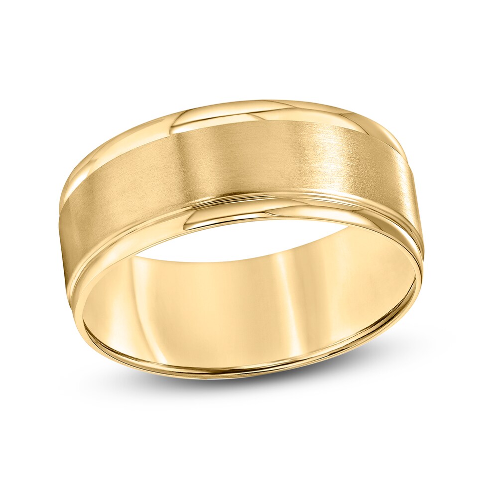 Brushed Wedding Band 10K Yellow Gold 3c215xGB Brushed Wedding Band 10K Yellow Gold 3c215xGB
