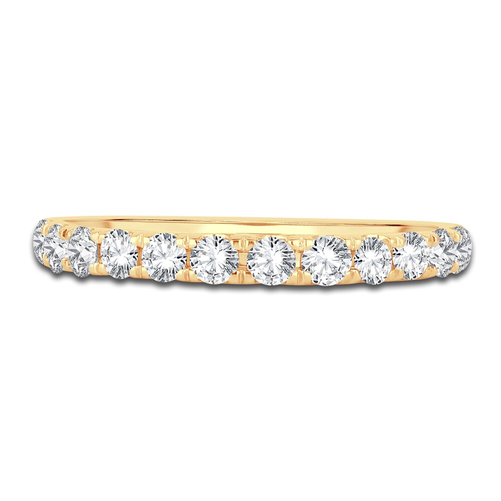 Diamond Wedding Band 1/2 ct tw Round 14K Yellow Gold 3jiHrsh5
