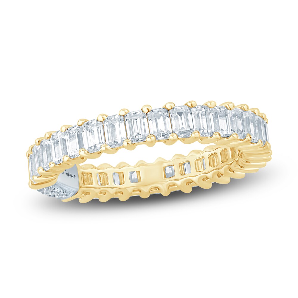 Pnina Tornai Diamond Eternity Ring 2-1/2 ct tw Emerald 14K Yellow Gold 3kUi7mQ4 Pnina Tornai Diamond Eternity Ring 2-1/2 ct tw Emerald 14K Yellow Gold 3kUi7mQ4