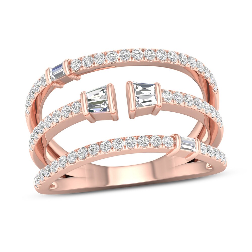 Diamond Ring 1/2 ct tw Round 10K Rose Gold 3oUxPUuA