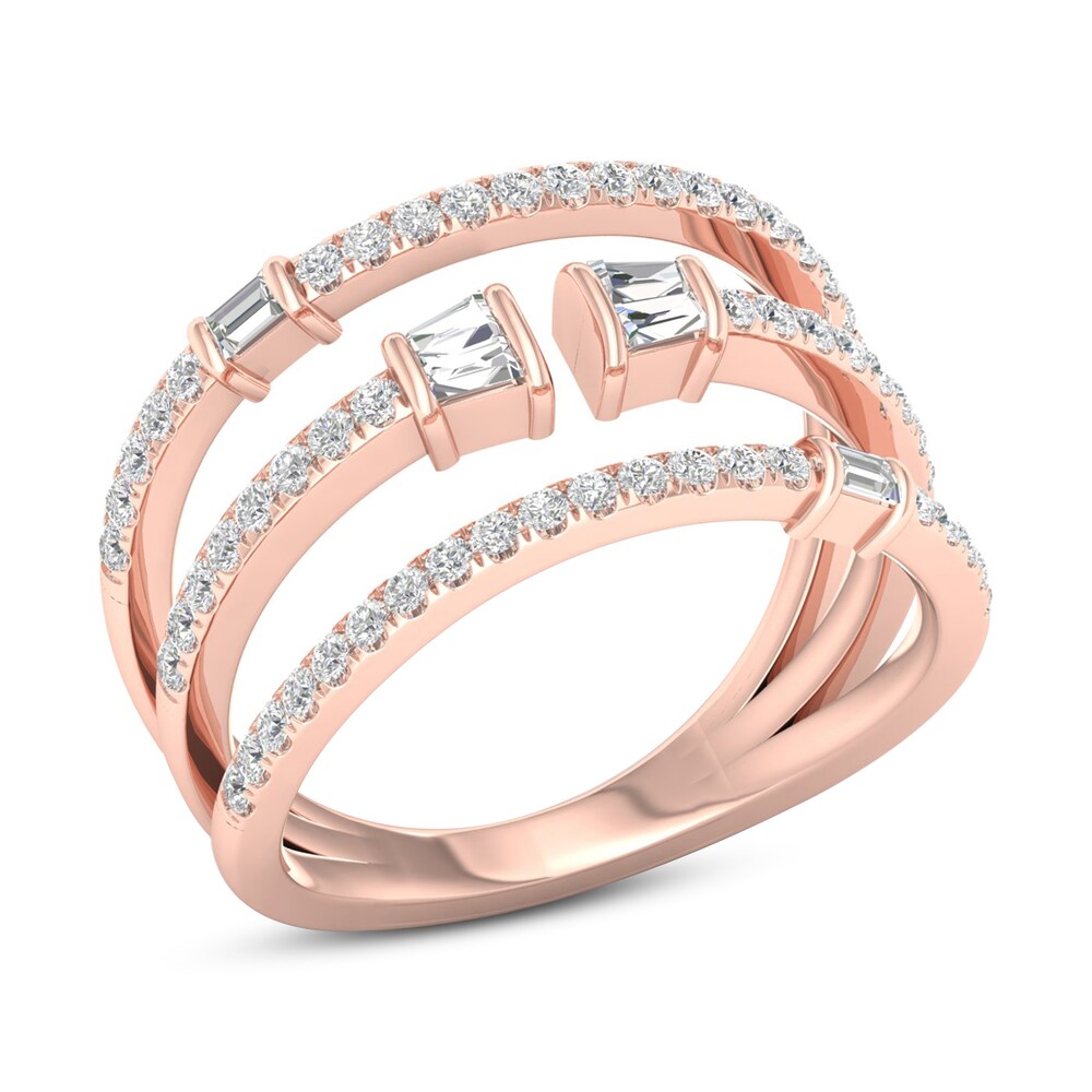 Diamond Ring 1/2 ct tw Round 10K Rose Gold 3oUxPUuA Diamond Ring 1/2 ct tw Round 10K Rose Gold 3oUxPUuA