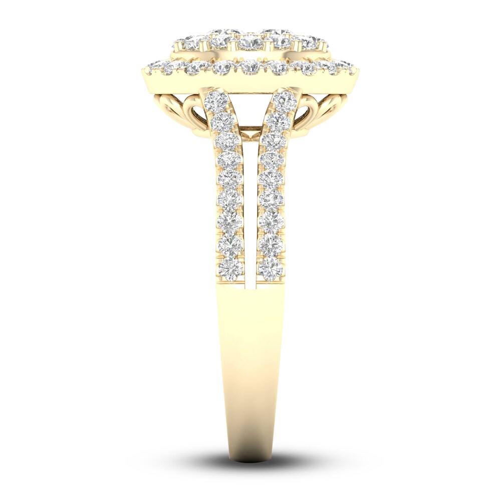 Diamond Ring 3/4 ct tw Round 14K Yellow Gold 46DPy6QB Diamond Ring 3/4 ct tw Round 14K Yellow Gold 46DPy6QB