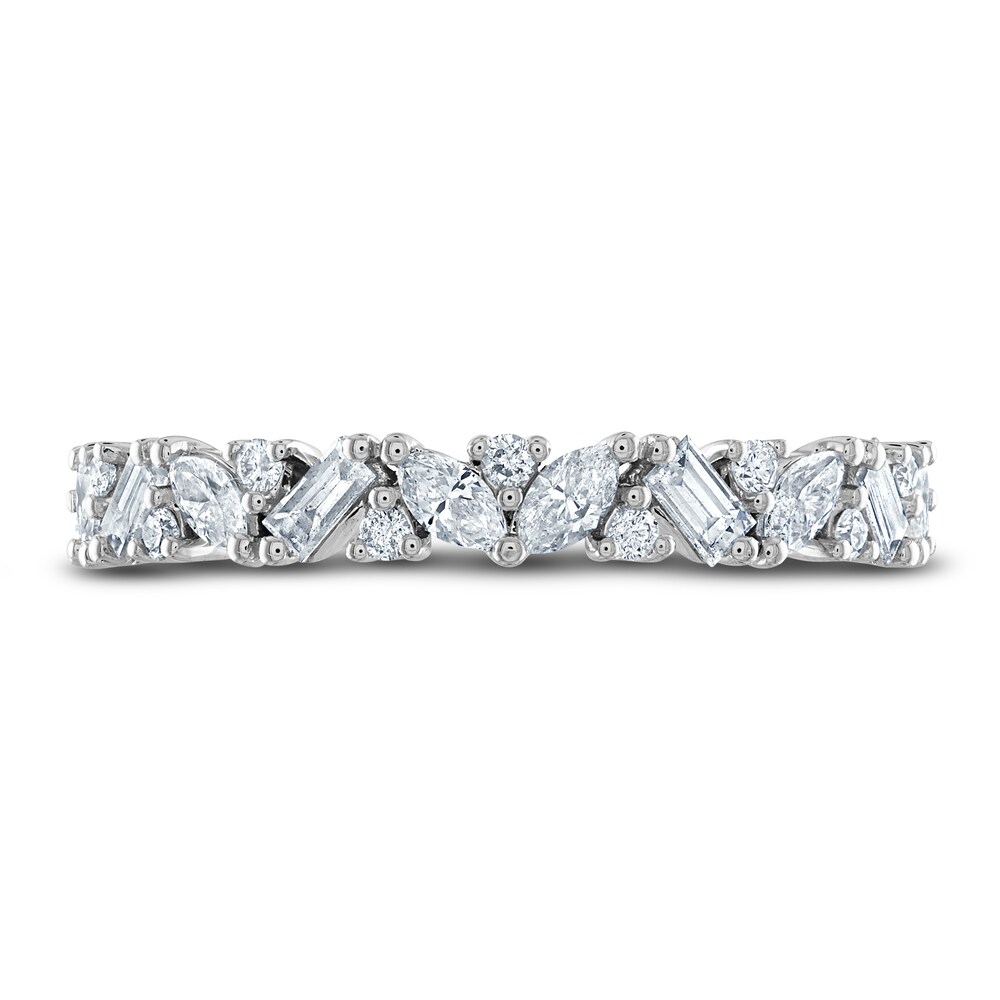 Diamond Anniversary Band 5/8 ct tw Baguette/Marquise/ Round Platinum 46RFTYee Diamond Anniversary Band 5/8 ct tw Baguette/Marquise/ Round Platinum 46RFTYee