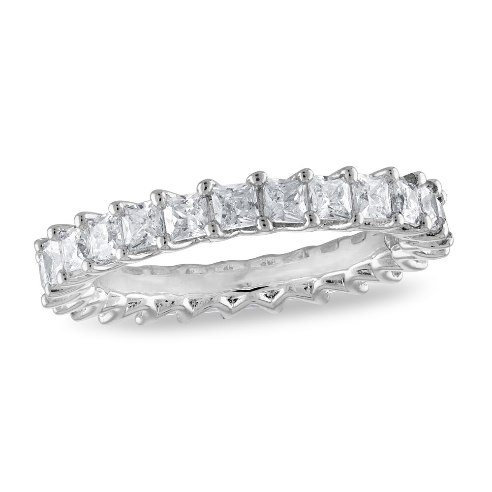 Diamond Eternity Band 2 ct tw Princess-cut 14K White Gold 4CEFOI1h Diamond Eternity Band 2 ct tw Princess-cut 14K White Gold 4CEFOI1h