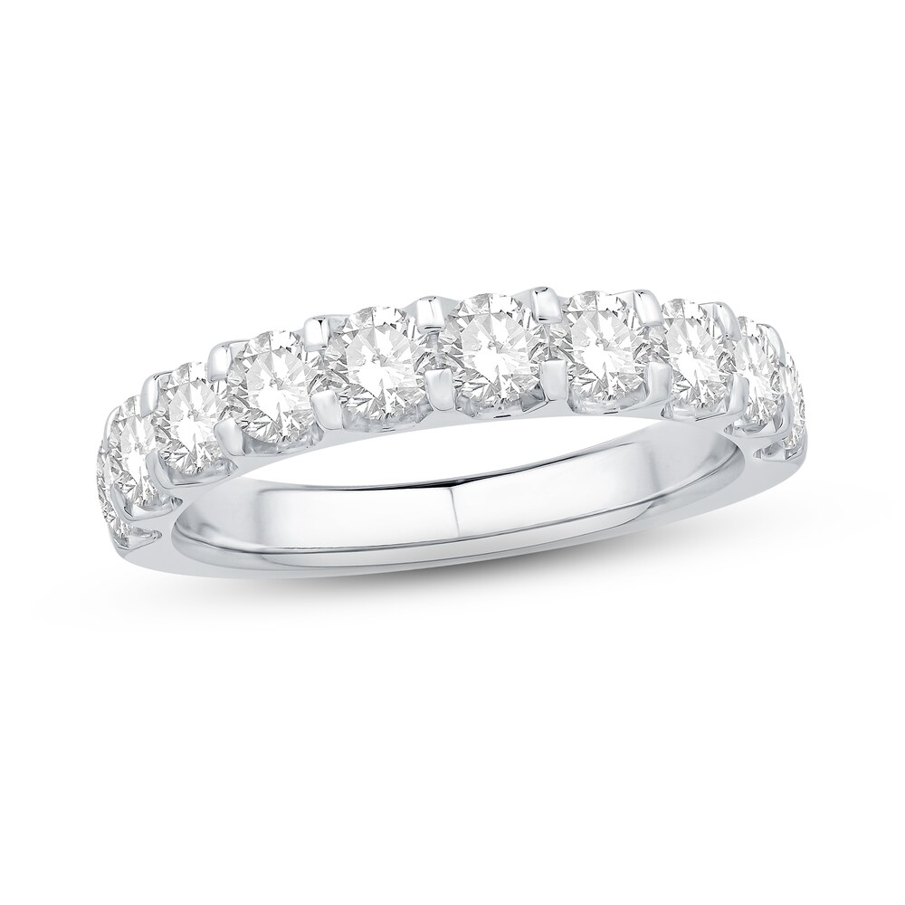 Diamond Anniversary Band 1-1/2 ct tw Round Platinum 4LByiGTh Diamond Anniversary Band 1-1/2 ct tw Round Platinum 4LByiGTh