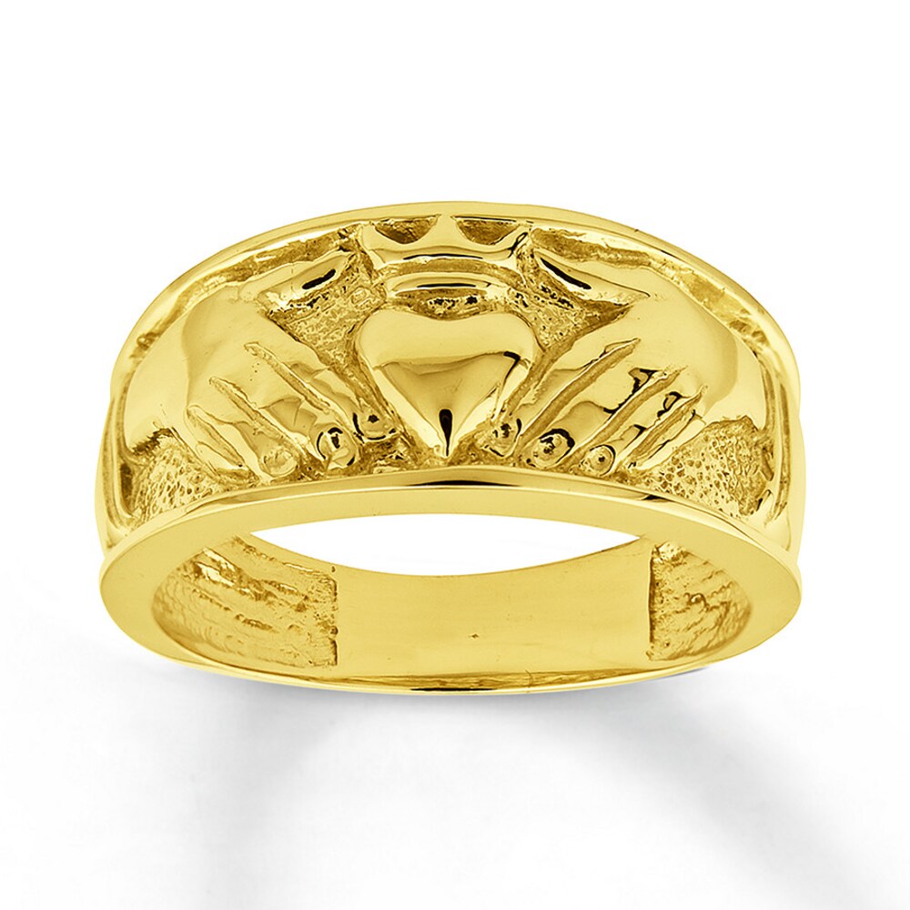Claddagh Ring 14K Yellow Gold 4LOeS7uJ Claddagh Ring 14K Yellow Gold 4LOeS7uJ