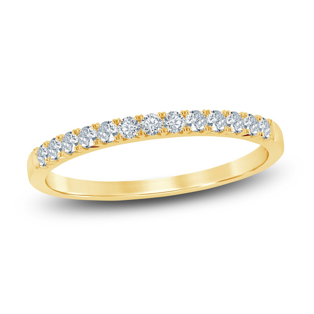 Diamond Anniversary Ring 1/4 ct tw Round 14K Yellow Gold 4T73mDoX Diamond Anniversary Ring 1/4 ct tw Round 14K Yellow Gold 4T73mDoX