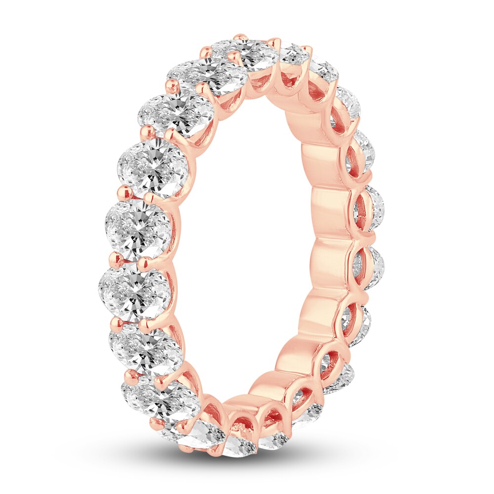 Diamond Eternity Band 4 ct tw Oval 14K Rose Gold 4XicATuc Diamond Eternity Band 4 ct tw Oval 14K Rose Gold 4XicATuc