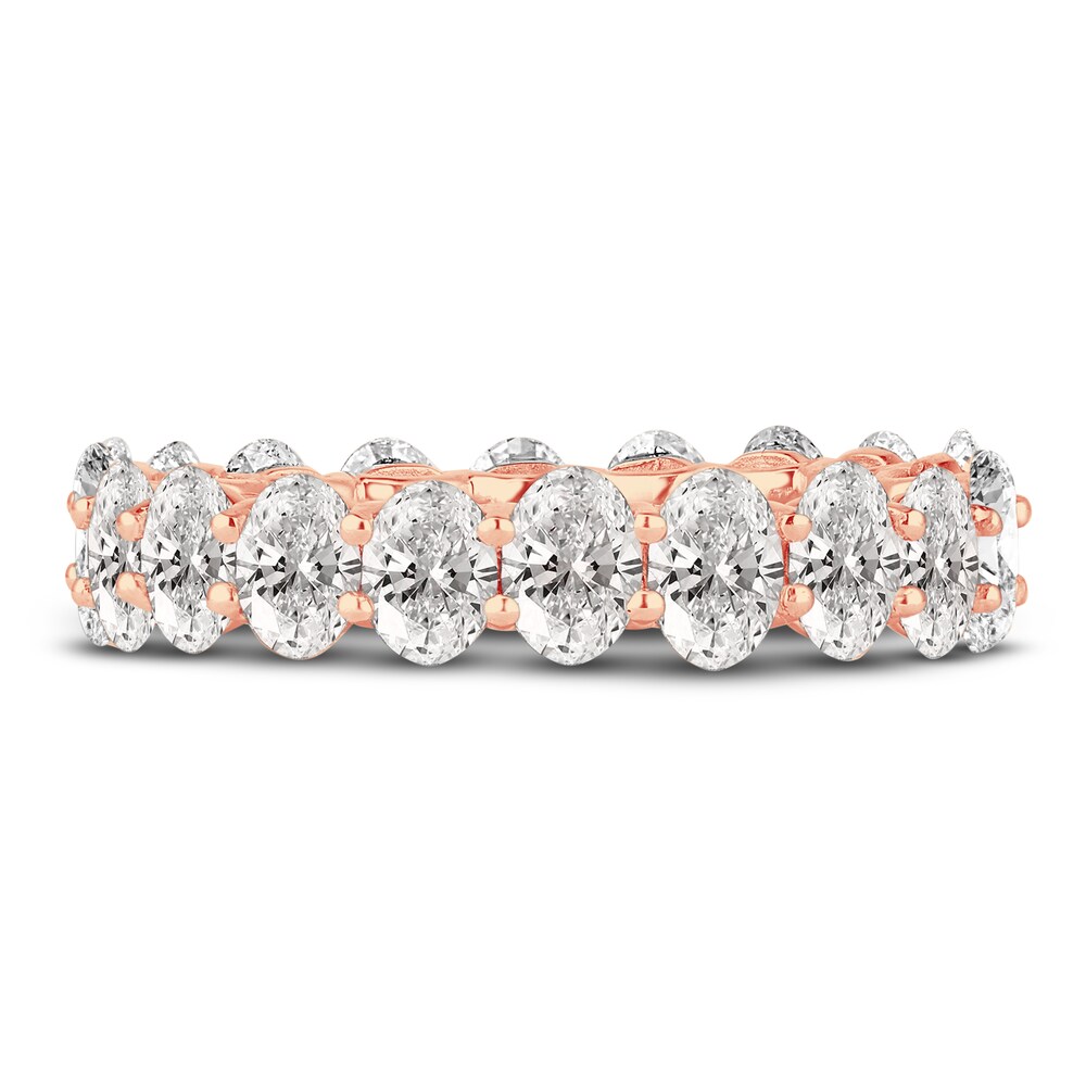 Diamond Eternity Band 4 ct tw Oval 14K Rose Gold 4XicATuc Diamond Eternity Band 4 ct tw Oval 14K Rose Gold 4XicATuc