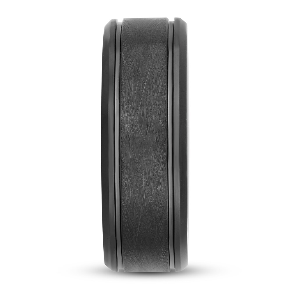 8mm Wedding Band Black Tungsten Carbide 4XjE4BvN 8mm Wedding Band Black Tungsten Carbide 4XjE4BvN
