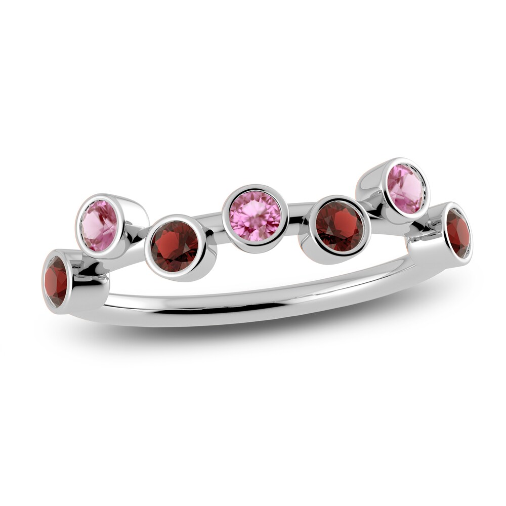 Juliette Maison Natural Pink Tourmaline & Natural Garnet Ring 10K White Gold 4gHwVwT2 Juliette Maison Natural Pink Tourmaline & Natural Garnet Ring 10K White Gold 4gHwVwT2