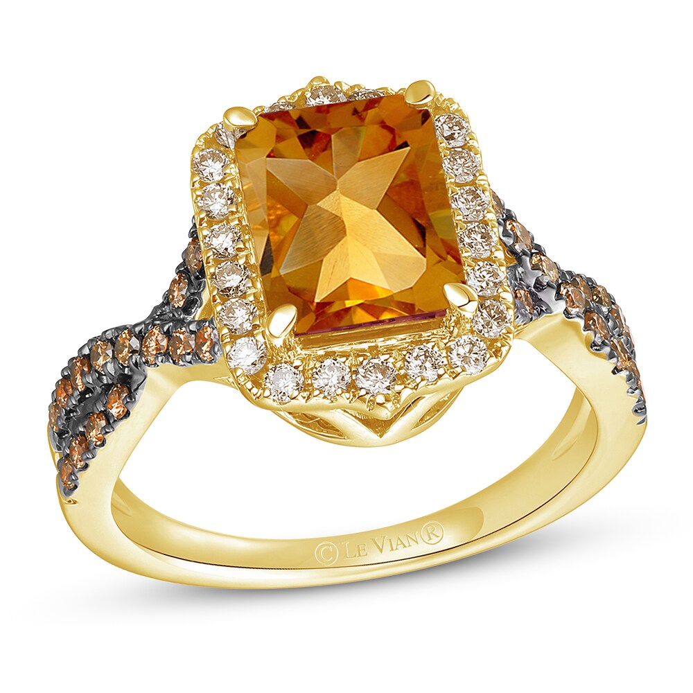 Le Vian Natural Citrine Ring 1/2 ct tw Diamonds 14K Honey Gold 4mEhxZf1 Le Vian Natural Citrine Ring 1/2 ct tw Diamonds 14K Honey Gold 4mEhxZf1