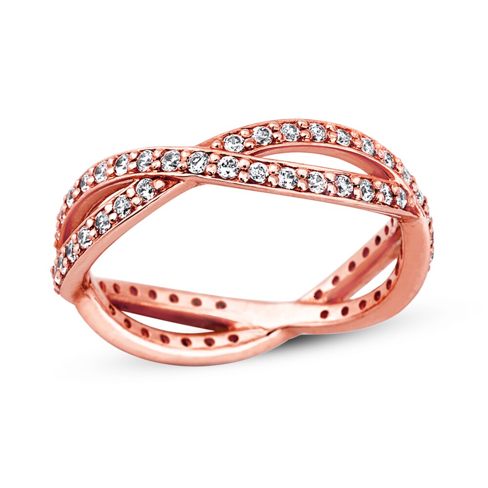 Diamond Ring 3/4 ct tw Round 14K Rose Gold 4sYv4gK3 Diamond Ring 3/4 ct tw Round 14K Rose Gold 4sYv4gK3