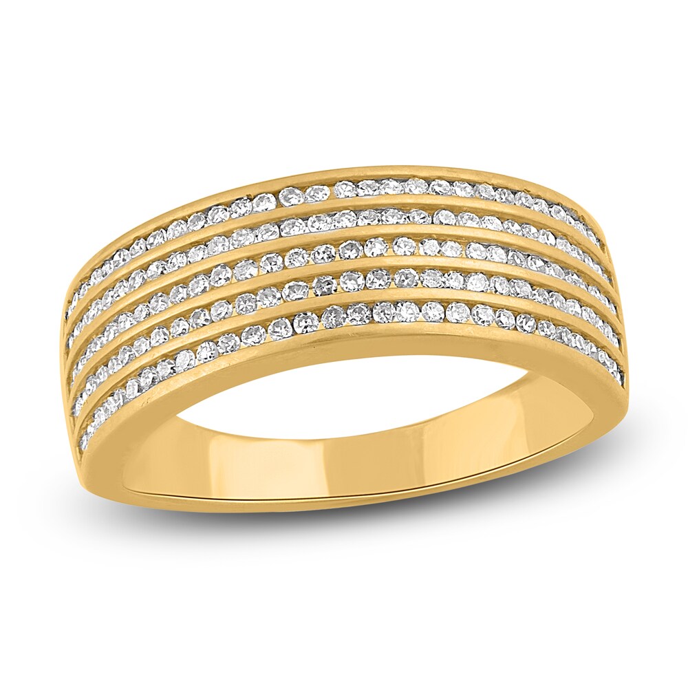 Diamond Anniversary Band 1/2 ct tw Round 14K Yellow Gold 4sZ3z6TK
