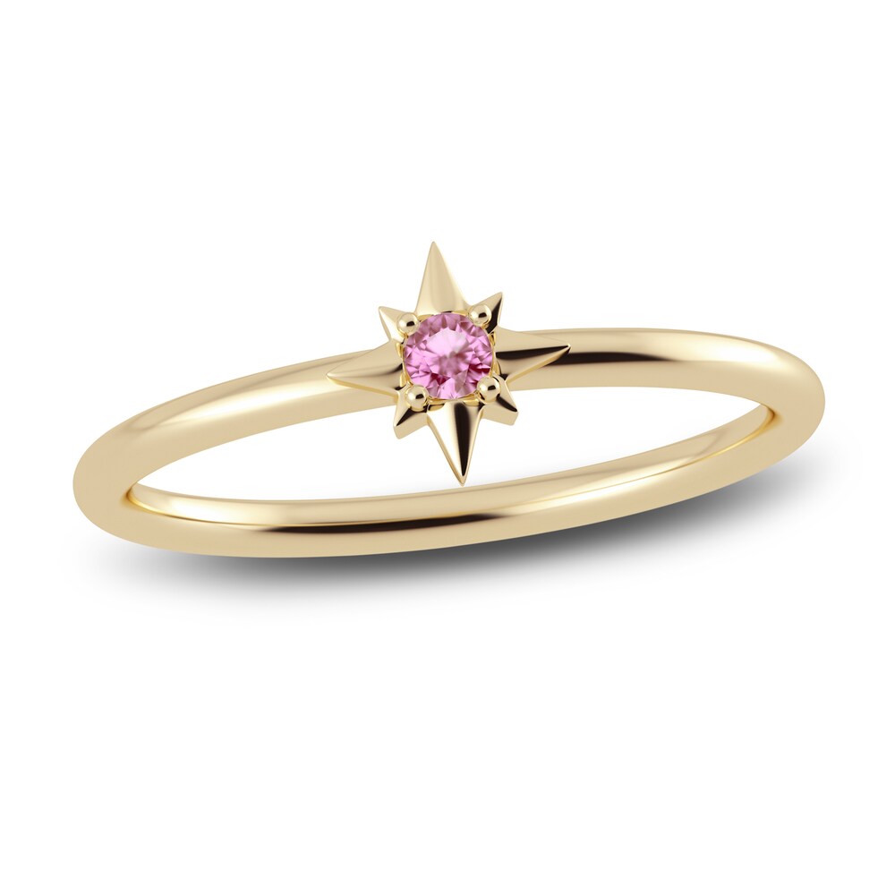 Juliette Maison Natural Pink Tourmaline Starburst Ring 10K Yellow Gold 50LAFxp6 Juliette Maison Natural Pink Tourmaline Starburst Ring 10K Yellow Gold 50LAFxp6