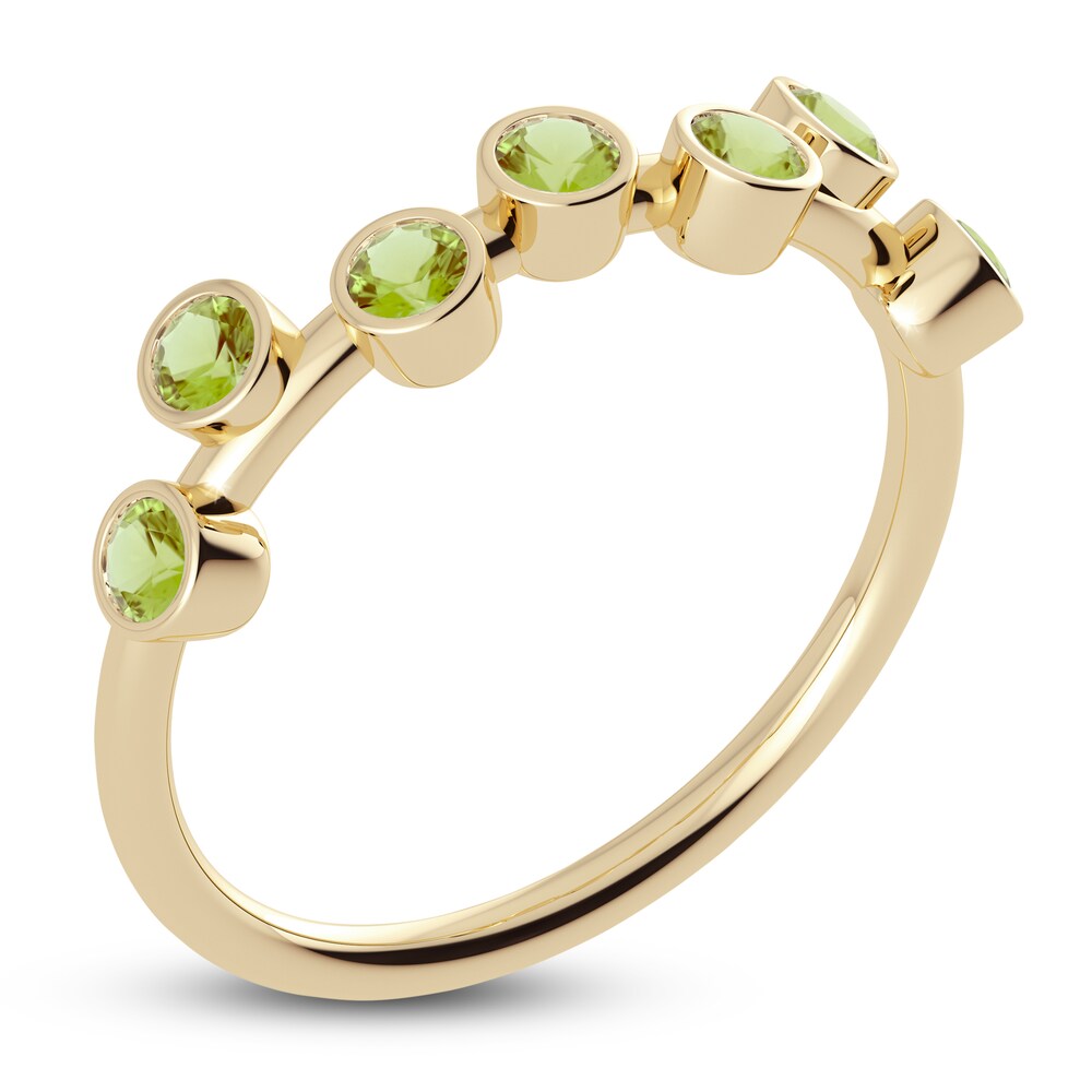 Juliette Maison Natural Peridot Ring 10K Yellow Gold 59NymZxn Juliette Maison Natural Peridot Ring 10K Yellow Gold 59NymZxn