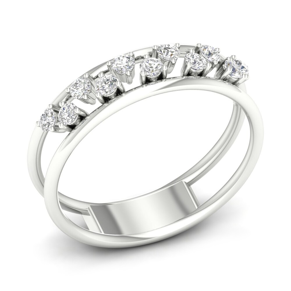 Diamond Wedding Band 1/6 ct tw Round 14K White Gold 5GcqMp4D Diamond Wedding Band 1/6 ct tw Round 14K White Gold 5GcqMp4D