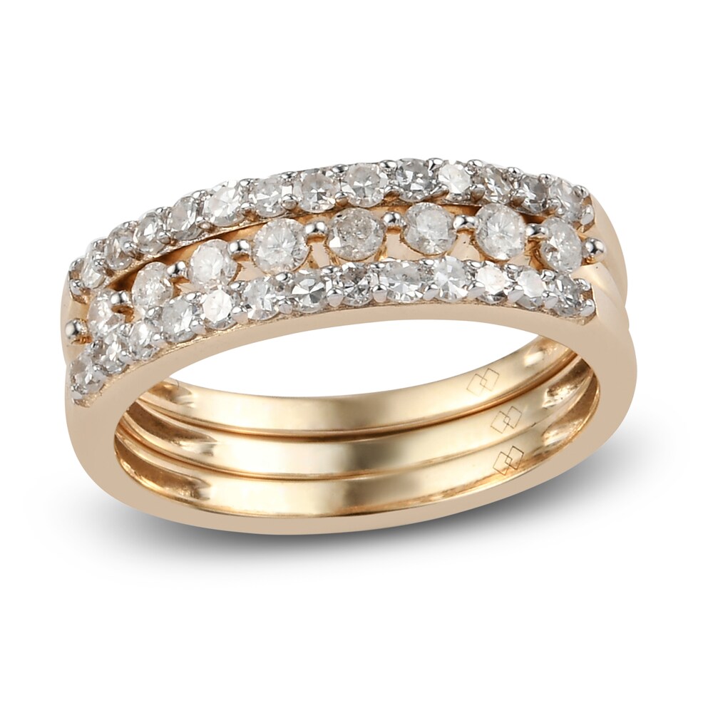 Diamond Anniversary Band 7/8 ct tw Round 14K Yellow Gold 5MGS3mmP Diamond Anniversary Band 7/8 ct tw Round 14K Yellow Gold 5MGS3mmP