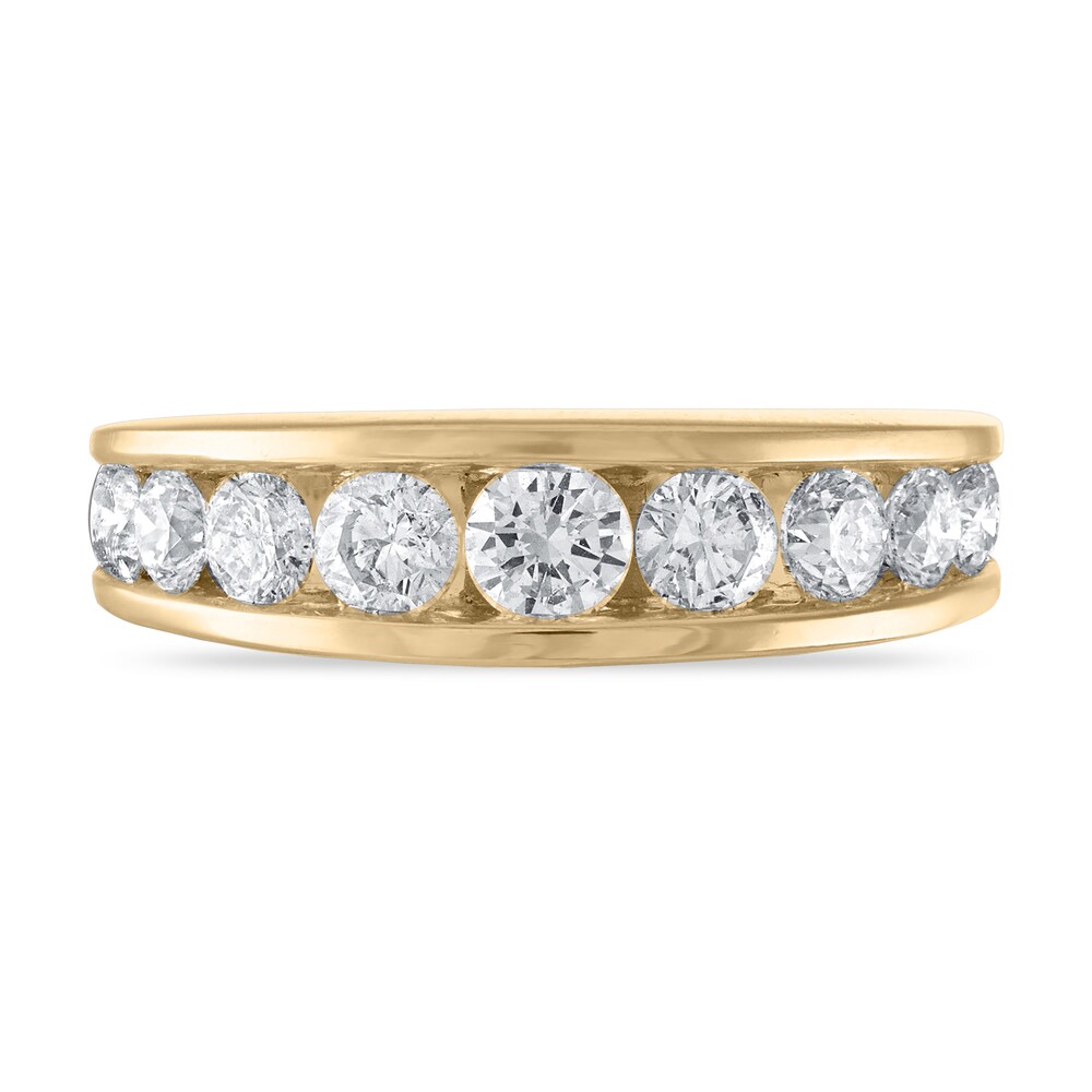 Diamond Wedding Band 1-1/2 ct tw Round 14K Yellow Gold 5W9v7hJu Diamond Wedding Band 1-1/2 ct tw Round 14K Yellow Gold 5W9v7hJu