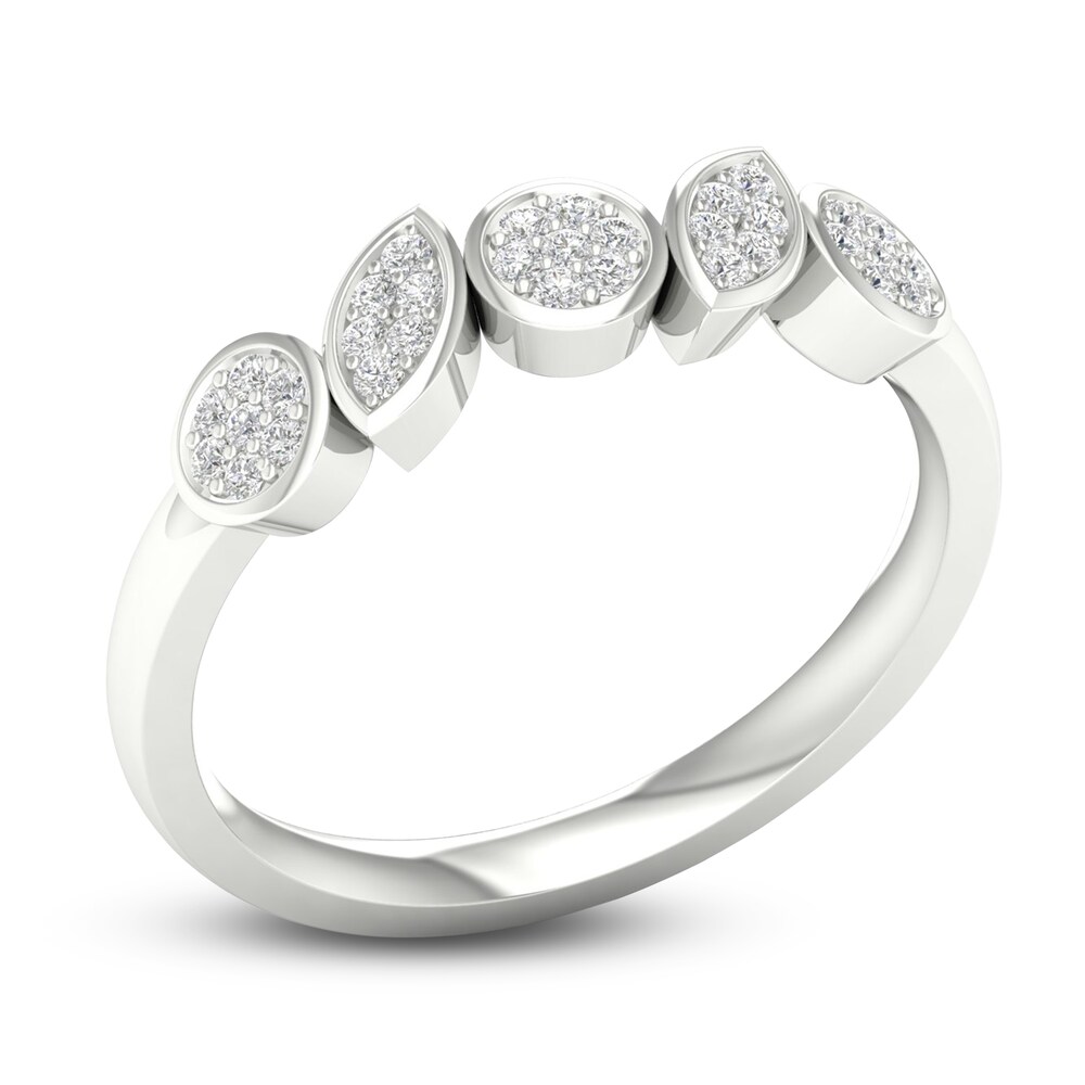 Diamond Wedding Band 1/10 ct tw Round 14K White Gold 5fq1QR3B Diamond Wedding Band 1/10 ct tw Round 14K White Gold 5fq1QR3B