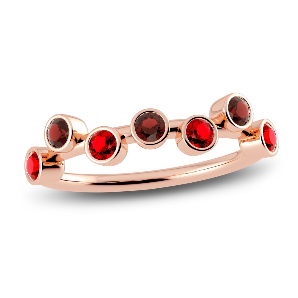 Juliette Maison Natural Garnet & Natural Ruby Ring 10K Rose Gold 5qUqjmZR Juliette Maison Natural Garnet & Natural Ruby Ring 10K Rose Gold 5qUqjmZR