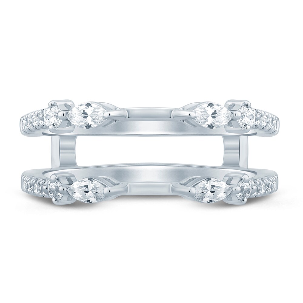 Pnina Tornai Diamond Enhancer Ring 1/2 ct tw Marquise/Round 14K White Gold 5sz2cqOJ Pnina Tornai Diamond Enhancer Ring 1/2 ct tw Marquise/Round 14K White Gold 5sz2cqOJ