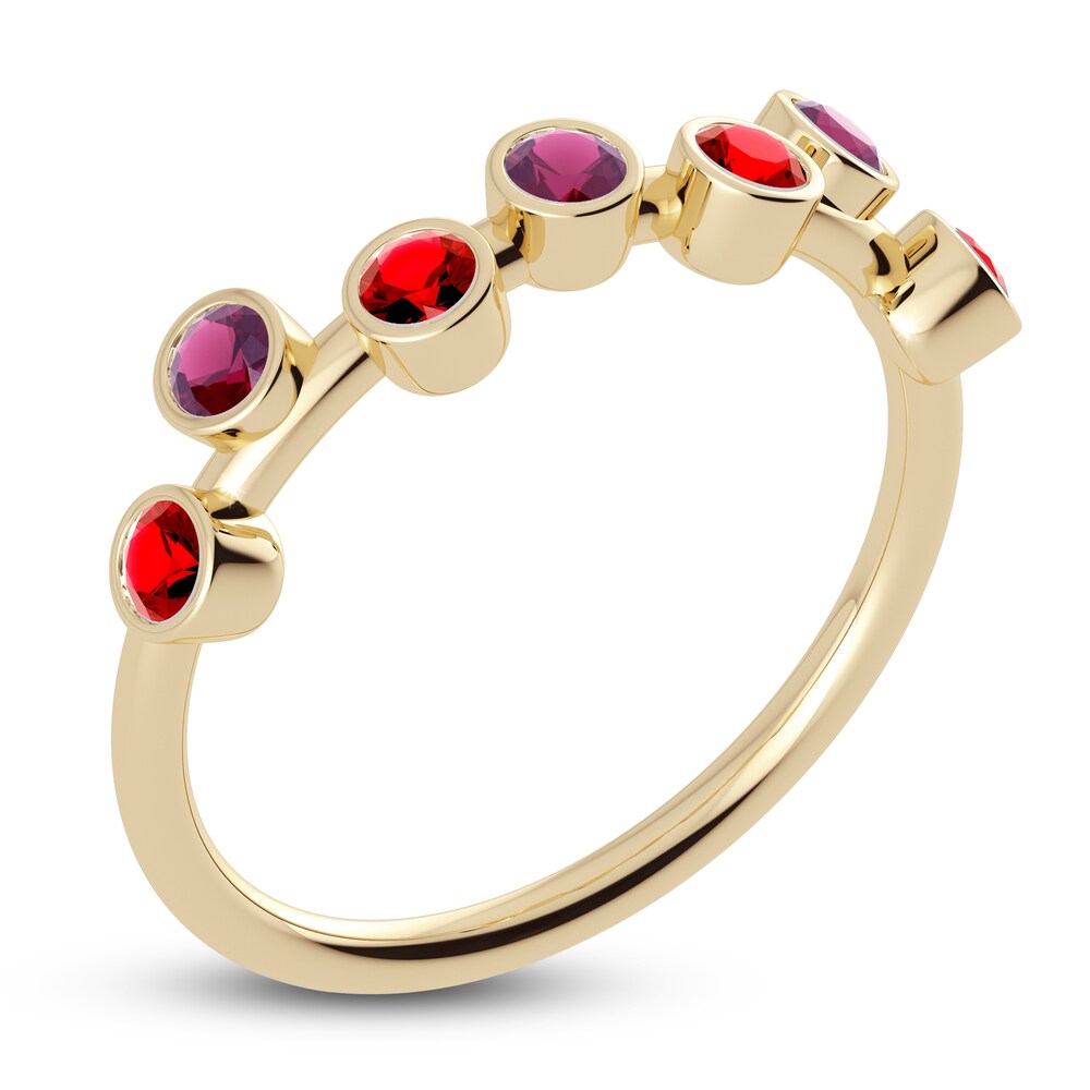 Juliette Maison Natural Ruby & Natural Rhodolite Garnet Ring 10K Yellow Gold 5u7bUtj9 Juliette Maison Natural Ruby & Natural Rhodolite Garnet Ring 10K Yellow Gold 5u7bUtj9
