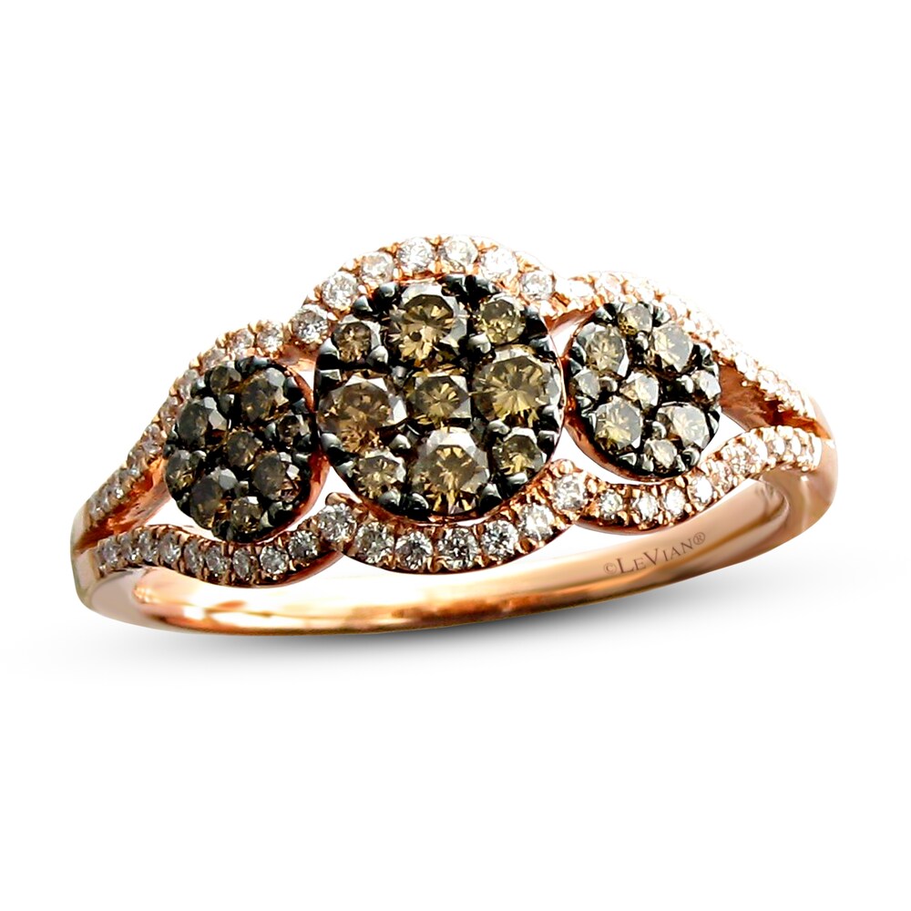 Le Vian Diamond Ring 5/8 ct tw 14K Strawberry Gold 62w94mHU Le Vian Diamond Ring 5/8 ct tw 14K Strawberry Gold 62w94mHU