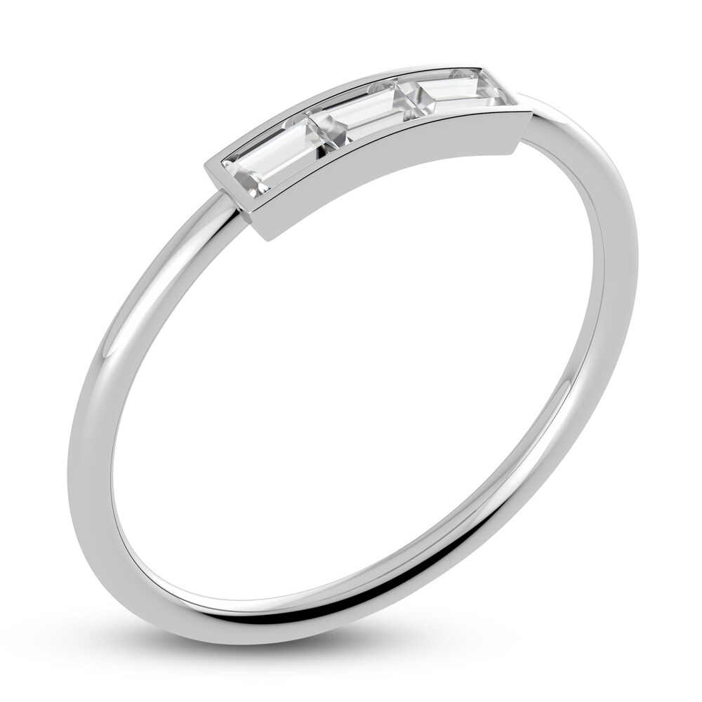 Juliette Maison Natural White Sapphire Baguette Bar Ring 10K White Gold 63bbG8Op Juliette Maison Natural White Sapphire Baguette Bar Ring 10K White Gold 63bbG8Op
