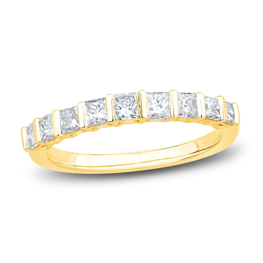 Diamond Anniversary Band 7/8 ct tw Princess 14K Yellow Gold 6GlRB3Ey Diamond Anniversary Band 7/8 ct tw Princess 14K Yellow Gold 6GlRB3Ey