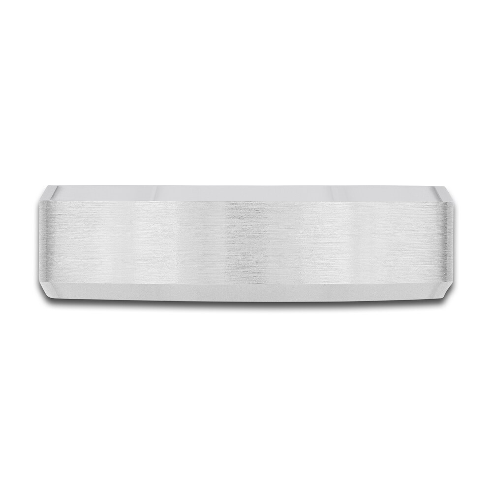 Men\'s Beveled Edge Wedding Band 14K White Gold 6SYvBzoV Men\'s Beveled Edge Wedding Band 14K White Gold 6SYvBzoV