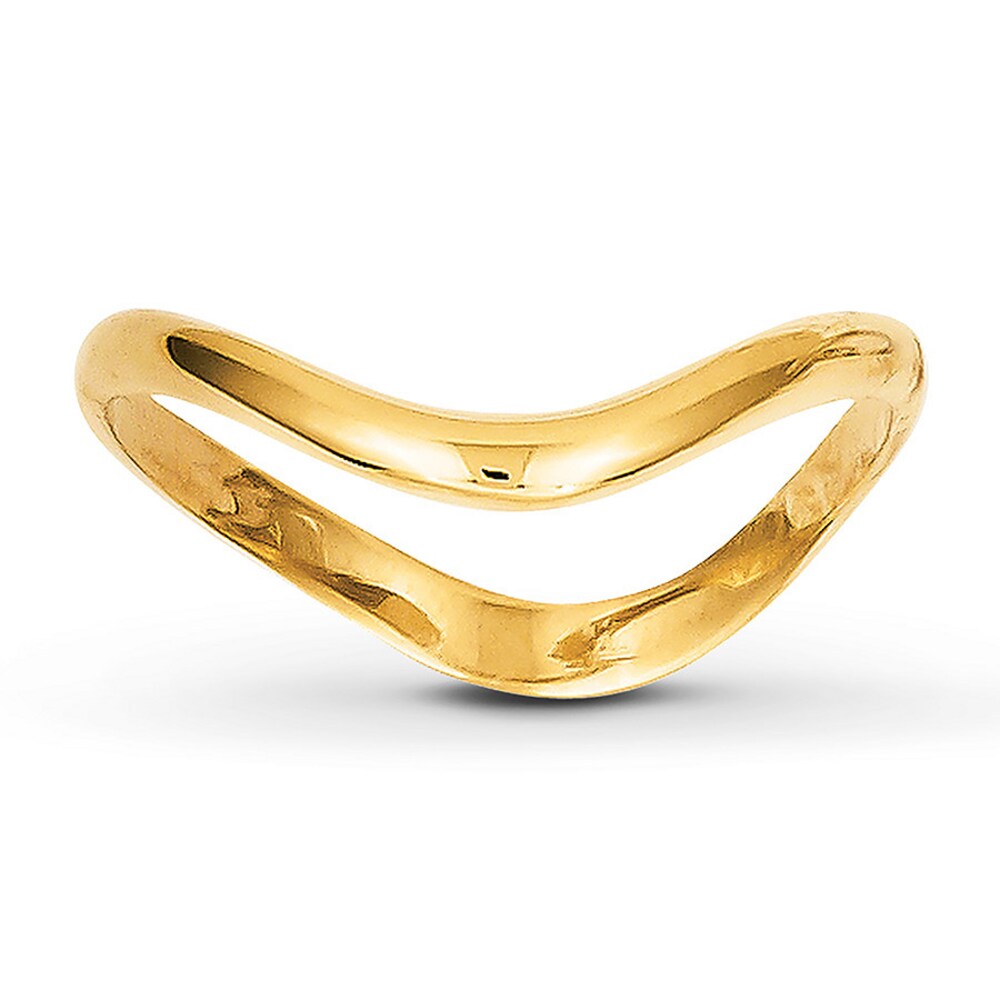 Women's Wave Ring 14K Yellow Gold 6VinFraE Women's Wave Ring 14K Yellow Gold 6VinFraE