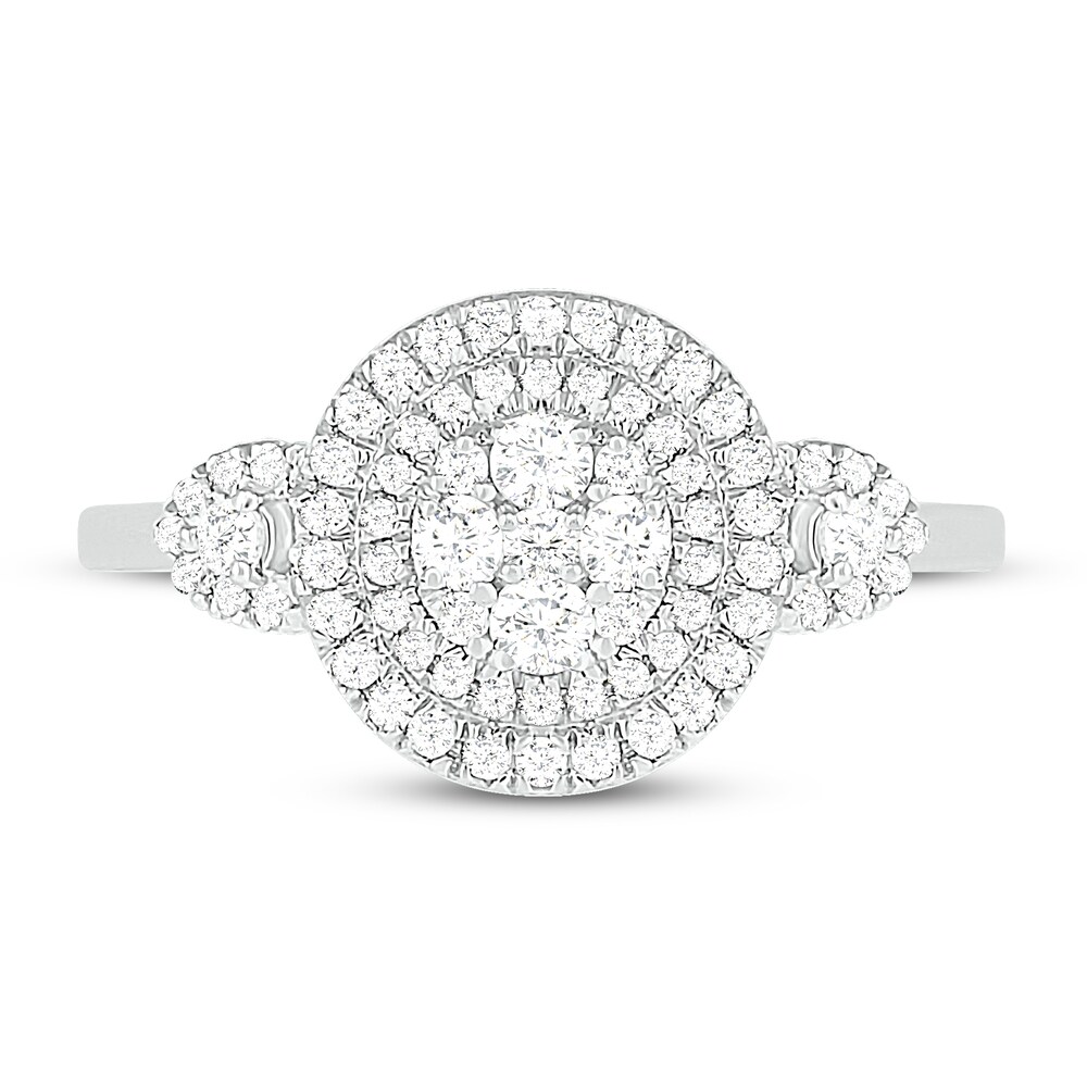 Diamond Ring 1/2 ct tw Round 14K White Gold 6WfyiYZY Diamond Ring 1/2 ct tw Round 14K White Gold 6WfyiYZY