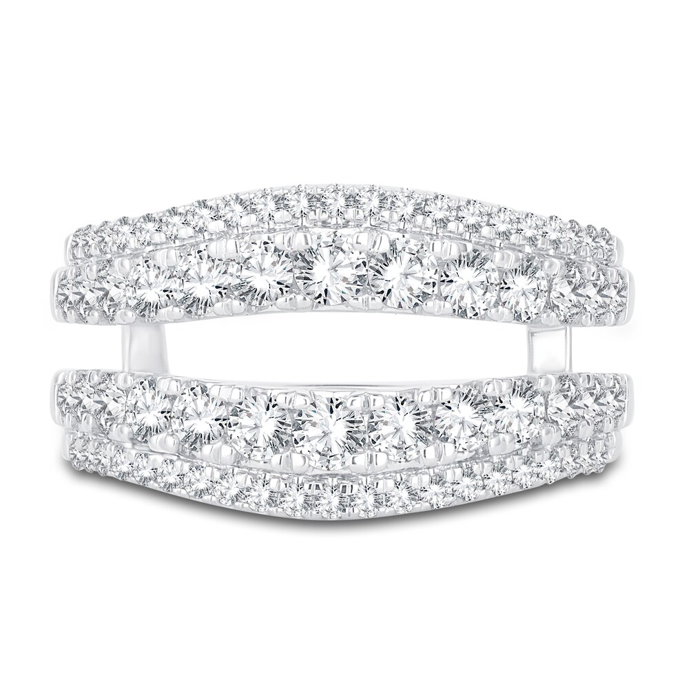 Diamond Enhancer Ring 1-1/4 ct tw Round 14K White Gold 6WqCklXO Diamond Enhancer Ring 1-1/4 ct tw Round 14K White Gold 6WqCklXO