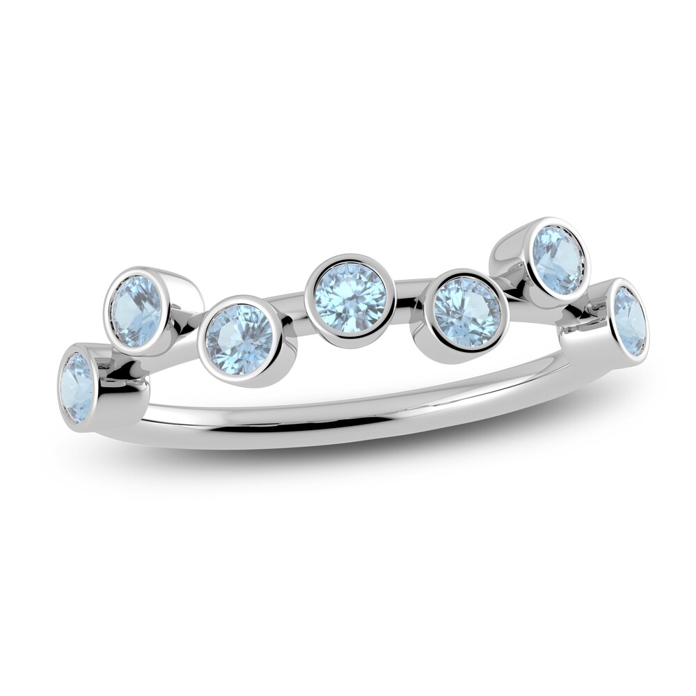Juliette Maison Natural Aquamarine Ring 10K White Gold 6bGgodGr Juliette Maison Natural Aquamarine Ring 10K White Gold 6bGgodGr