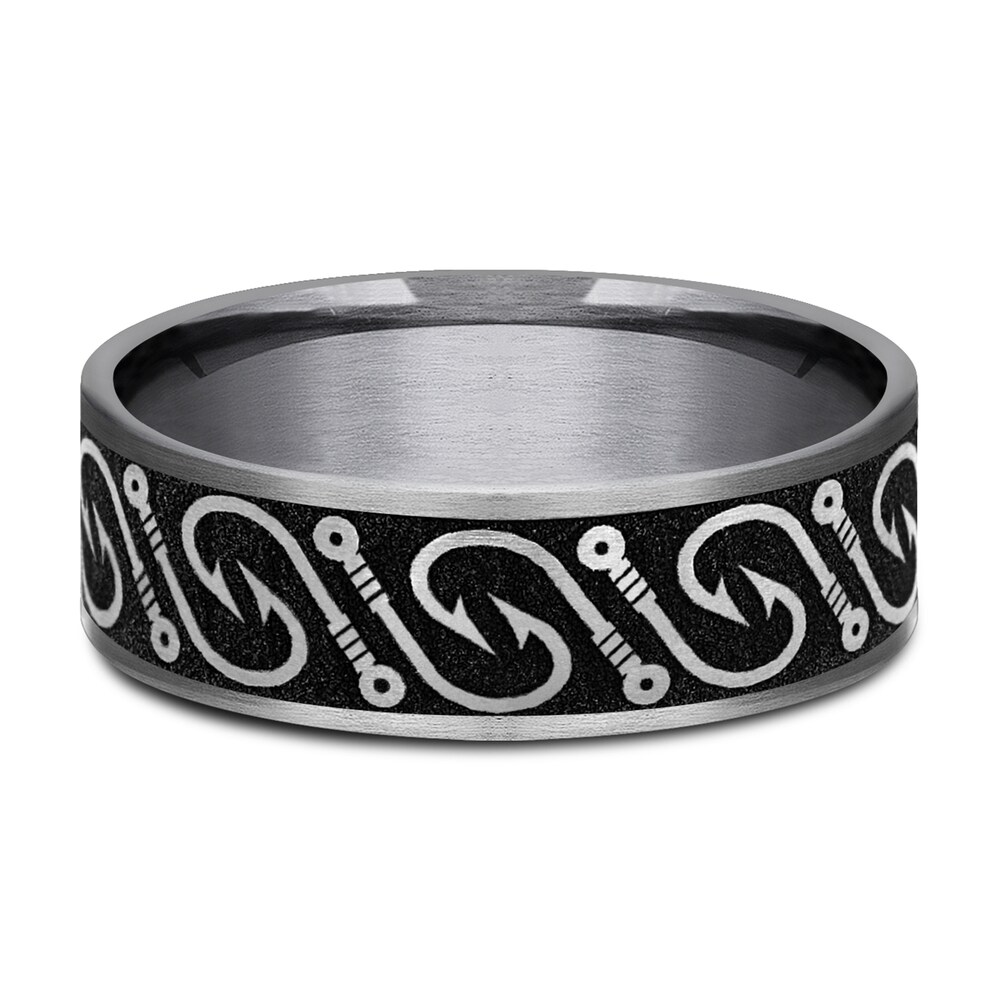 Fish Hook Wedding Band Tantalum 7.5mm 6bWKZhHL Fish Hook Wedding Band Tantalum 7.5mm 6bWKZhHL
