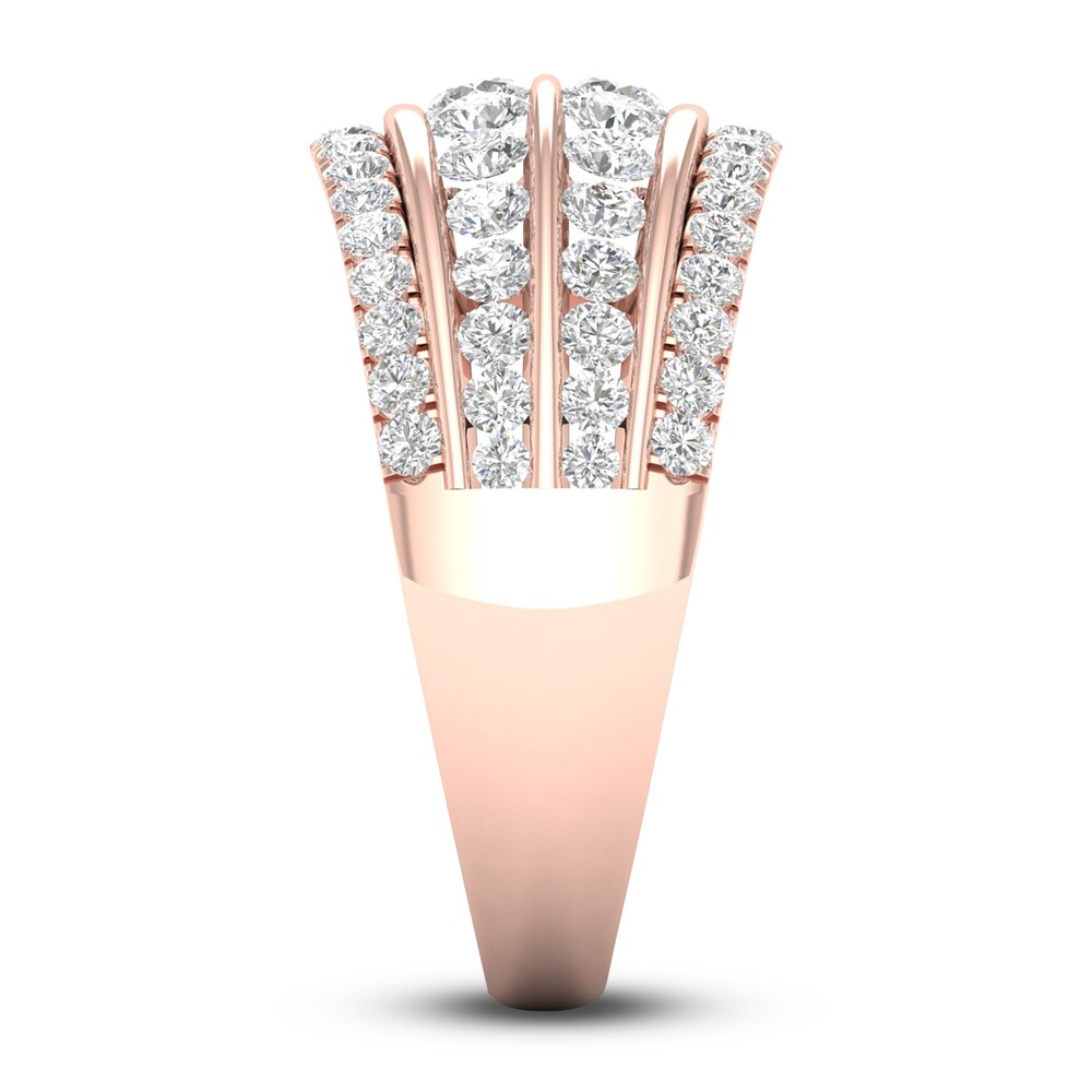 Diamond 4-Row Anniversary Band 1 ct tw Round 14K Rose Gold 6e3aGG7k Diamond 4-Row Anniversary Band 1 ct tw Round 14K Rose Gold 6e3aGG7k