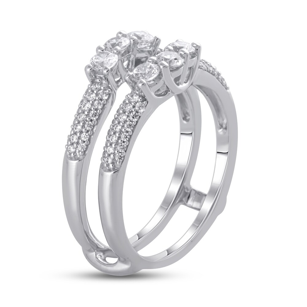 Diamond Enhancer Ring 3/4 ct tw Round 14K White Gold 76EHKlNL Diamond Enhancer Ring 3/4 ct tw Round 14K White Gold 76EHKlNL