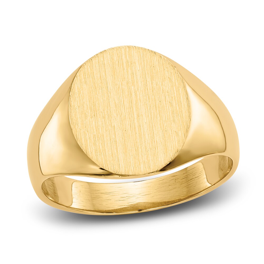Men\'s Signet Ring 14K Yellow Gold 78J1rlbY Men\'s Signet Ring 14K Yellow Gold 78J1rlbY