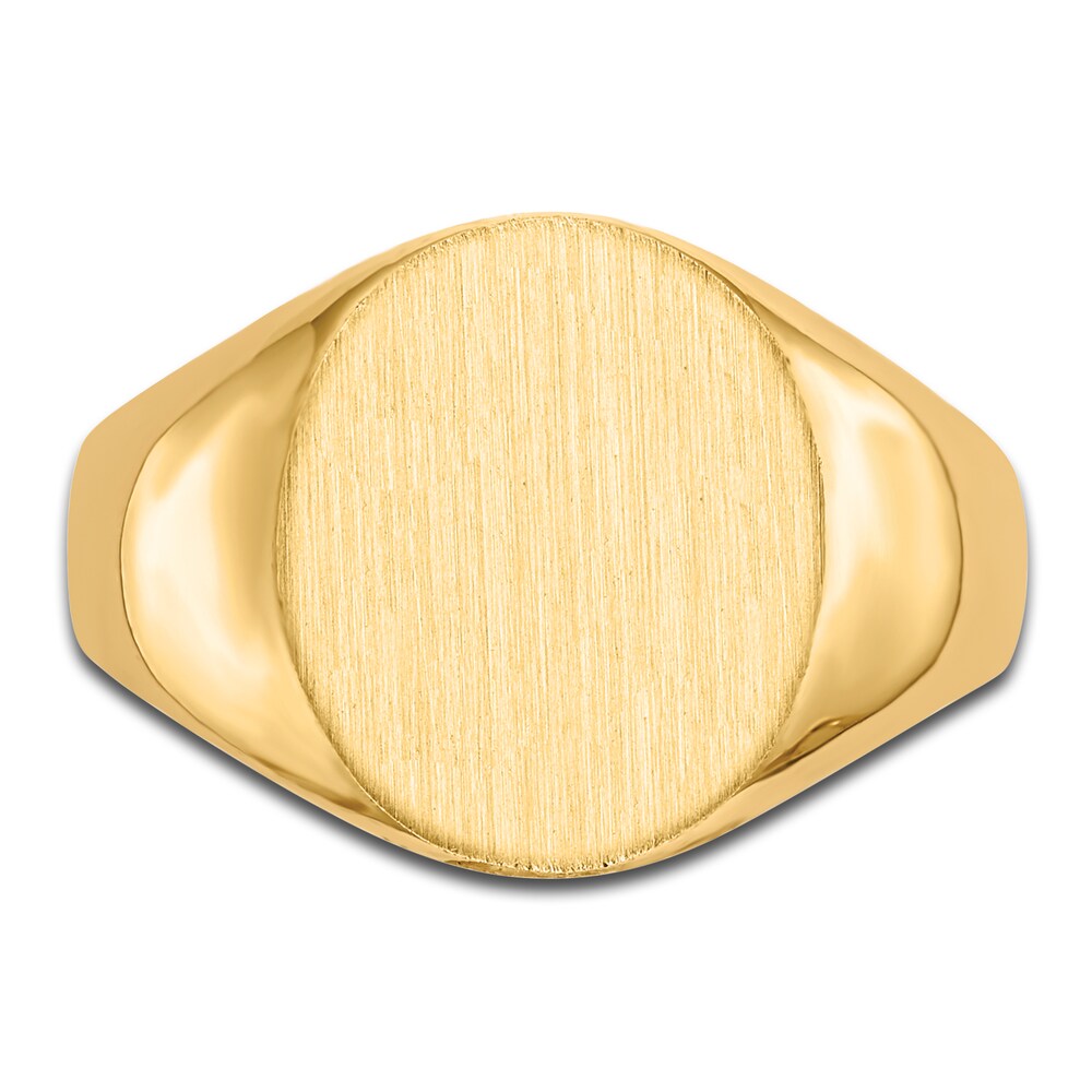 Men\'s Signet Ring 14K Yellow Gold 78J1rlbY Men\'s Signet Ring 14K Yellow Gold 78J1rlbY