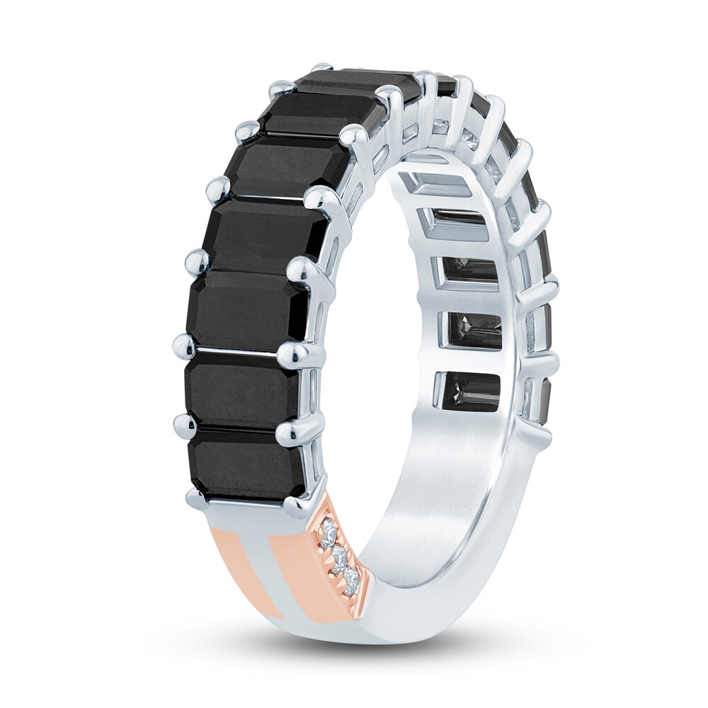 Pnina Tornai Black Diamond Eternity Ring 4 ct tw Emerald 14K White Gold 79UVhtNP Pnina Tornai Black Diamond Eternity Ring 4 ct tw Emerald 14K White Gold 79UVhtNP