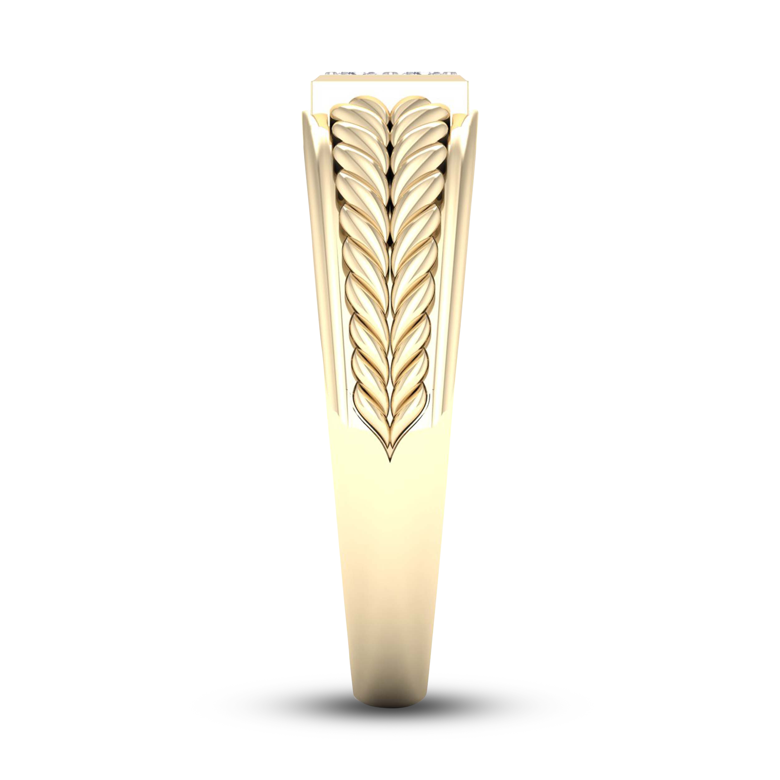 Men\'s Diamond Ring 1/3 ct tw Princess 10K Yellow Gold 7ACXD26p Men\'s Diamond Ring 1/3 ct tw Princess 10K Yellow Gold 7ACXD26p