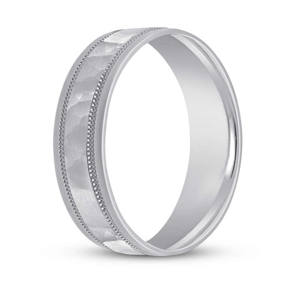 Wedding Band Hammered Platinum 6mm 7C1fow8B Wedding Band Hammered Platinum 6mm 7C1fow8B
