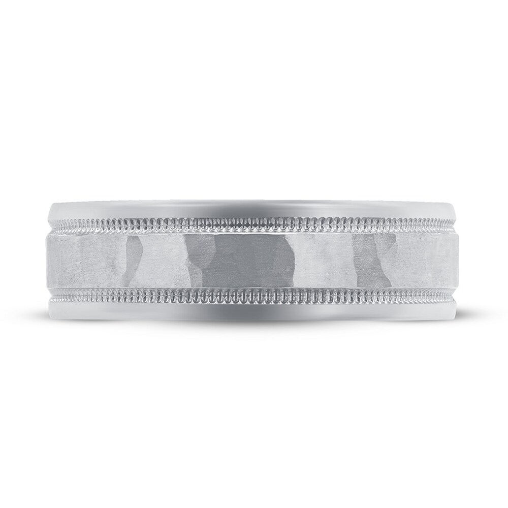 Wedding Band Hammered Platinum 6mm 7C1fow8B Wedding Band Hammered Platinum 6mm 7C1fow8B