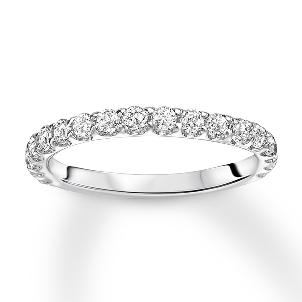 Diamond Anniversary Band 5/8 carat tw Round-cut 14K White Gold 7ELiqhJa Diamond Anniversary Band 5/8 carat tw Round-cut 14K White Gold 7ELiqhJa