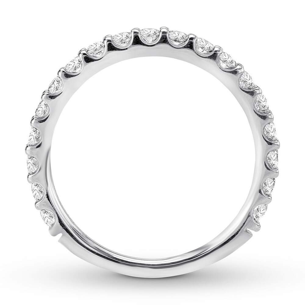 Diamond Anniversary Band 5/8 carat tw Round-cut 14K White Gold 7ELiqhJa